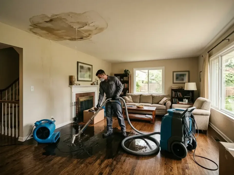 attic-pipe-burst-ceiling-drip-008 — frequently asked questions, Water Damage Restoration & Carpet Care in Woodlake, VA